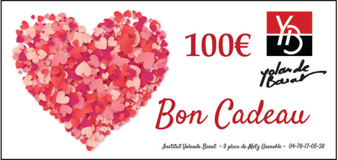 Bon-cadeau Institut / Boutique Yolande Barat 100€